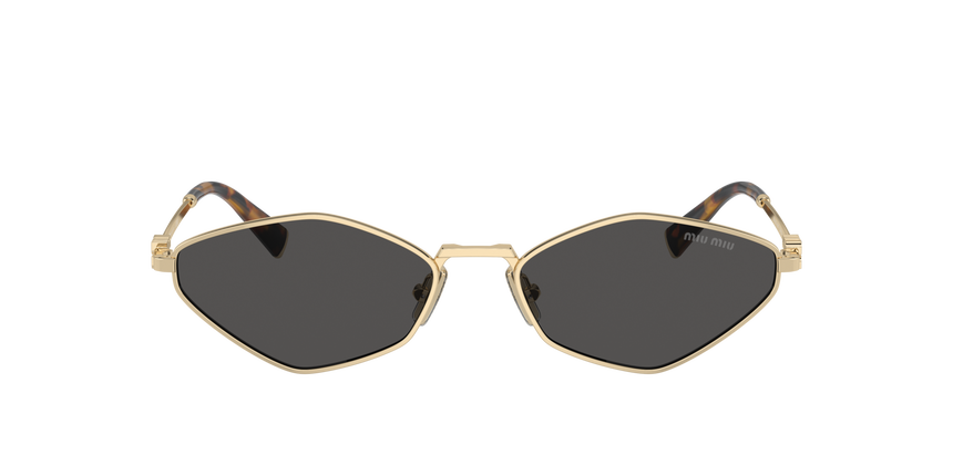 MIUMIU-56ZS/S ZVN5S0 PALE GOLD (DARK GREY) 56*17, Dorado, hi-res image number 1