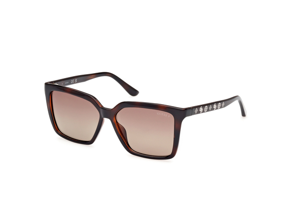 GUESS-00099/S 52H dark havana 55*13, Havana, hi-res 0