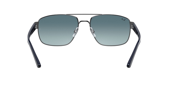 RB-3663 004/3M SHINY GUNMETAL(BLUE GRADIENT GREY 60*17, Verde, hi-res 3