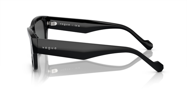 VOGUE-5530/S W44/87 BLACK(DARK GREY 55*20, Negro, hi-res 2