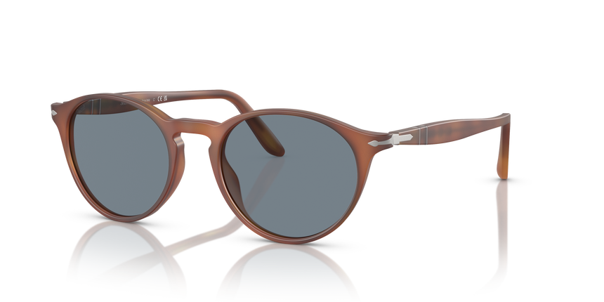 PERSOL-3092SM/S 900656 MARRON/AZUL 52*19, Terra di siena, hi-res image number 0