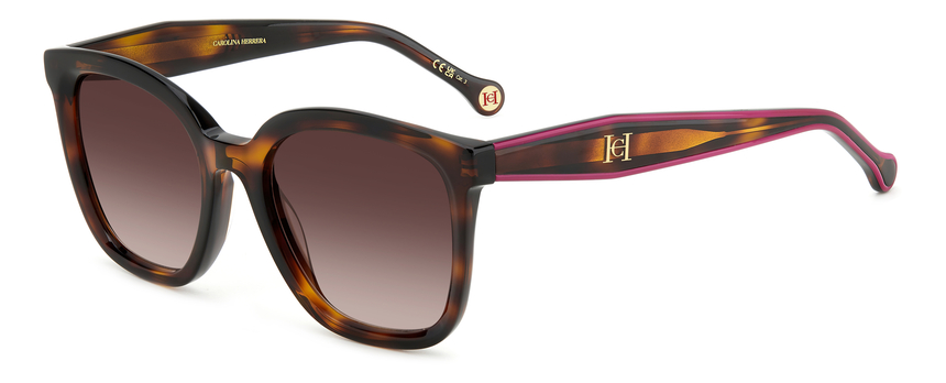 CAROLINA-0225/G/S 0T4*HA HAVANA PINK(BROWN SHADED 54*20, Havana | Rosa, hi-res image number 0