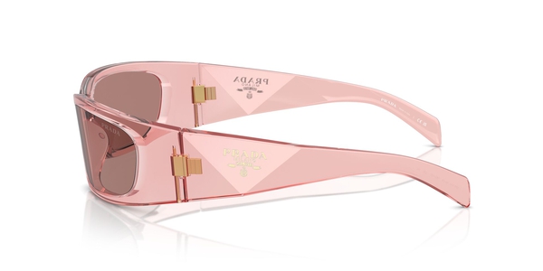 PRADA-A14S/S 19Q10D TRANSPARENT PEACH/LIGHT BROWN 60*18, Melocotón transparente, hi-res 2