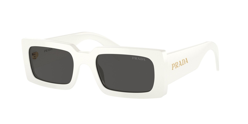 PRADA-A07S/S 1425S0 TALC(DARK GREY 52*20, Blanco, hi-res image number 0