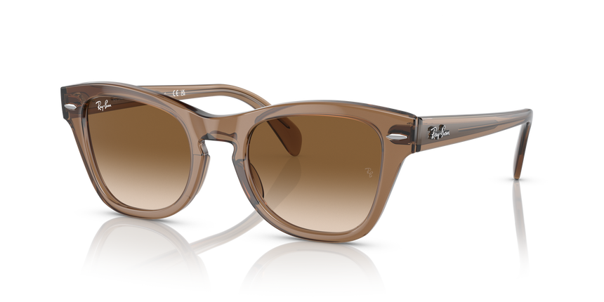 RB-0707S 664051 TRANSPARENT LIGHT BROWN(CLEAR GRADIENT BROW 53*21, Marron, hi-res image number 0