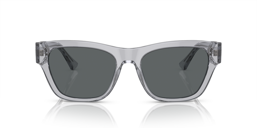 VERSACE-4457/S 543287 GREY TRANSPARENT(DARK GREY 55*18, , hi-res image number 1