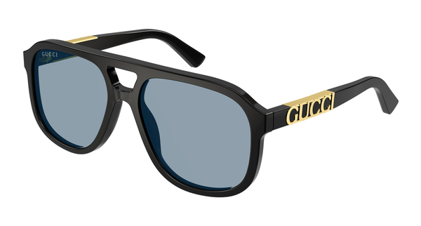 GUCCI-1188S/S 004 BLACK(BLUE 58*17, Negro, hi-res 0