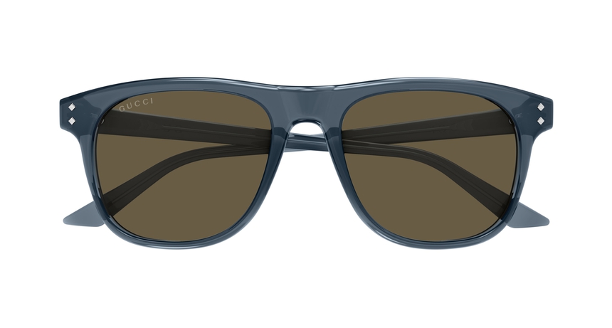 GUCCI-1893S/S 004 BLUE-BLUE-BROWN 53*18, Azul, hi-res image number 1