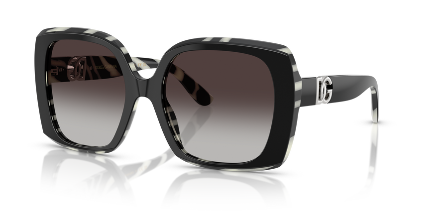 GABBANA-4475/S 33728G BLACK ON ZEBRA(GREY GRADIENT 56*19, Negro | Cebra, hi-res image number 0