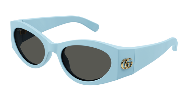 GUCCI-1401S/S 004 LIGHT BLUE(GREY 53*19, Azul, hi-res 0