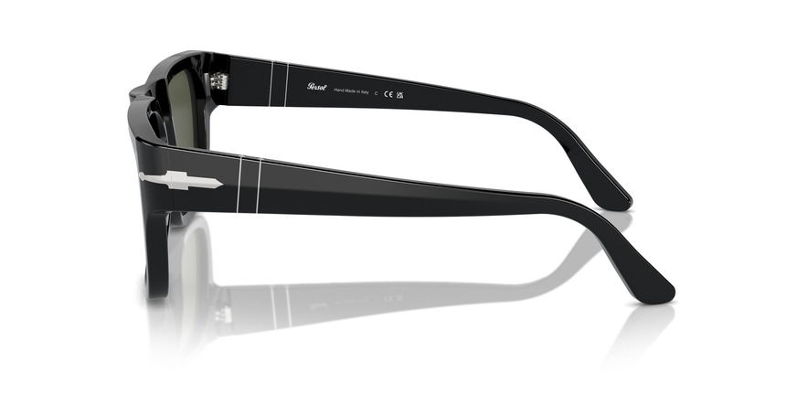 PERSOL-3348S/S 95/31 BLACK(GREEN 55*20, Negro, hi-res image number 2