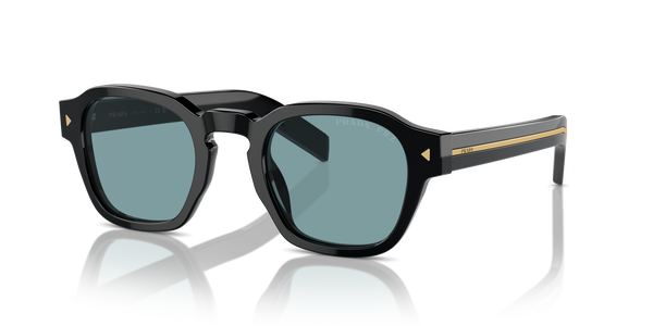 PRADA-A16S/S 16K04D BLACK(GREEN POLAR) 49*24, Negro, hi-res 0