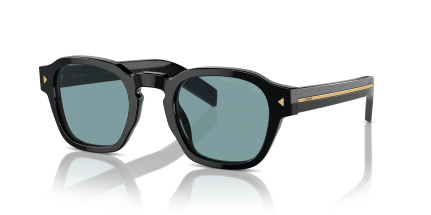 PRADA-A16S/S 16K04D BLACK(GREEN POLAR) 49*24, Negro, hi-res image number 0
