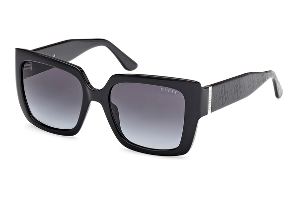 GUESS-00200/S 01B shiny black 53*18, Negro, hi-res 0