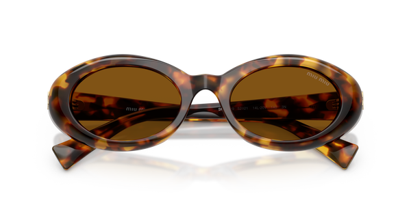 MIUMIU- B09S/S 14L20V HONEY HAVANA(DARK BRONZE 52*21, Havana, hi-res 4