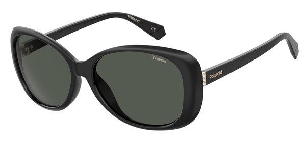POLAROID-4097/S 807*M9 BLACK(GREY PZ *POL 58*15, Negro, hi-res 0