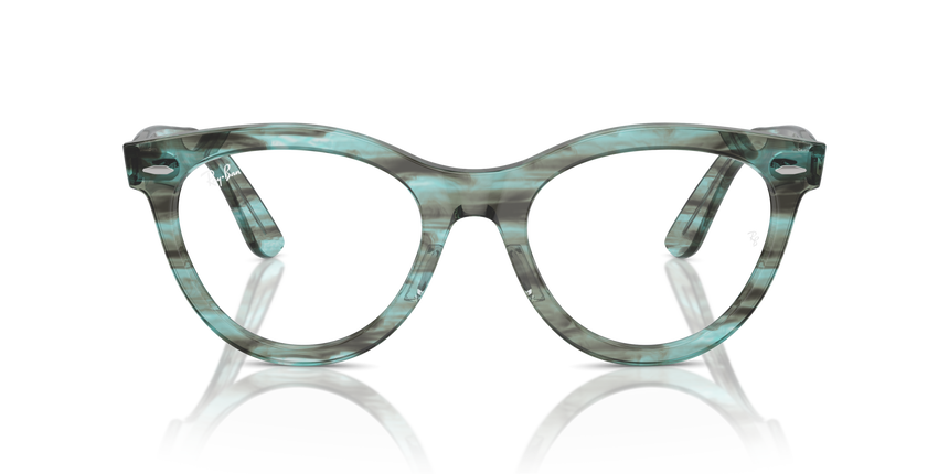 RX-2241 8362 STRIPED TRANSPARENT GREEN 51*21, Verde transparente a rayas, hi-res image number 1