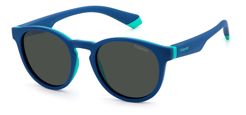 POLAROID-KIDS-8048/S 465*M9 AZURE GREEN(GREY POLARIZED 45*18, Azul, hi-res image number 0