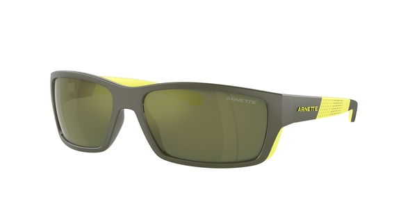 ARNETTE-4336 28546R MILITARY/LIME MATTE/SHINY(DARK GREEN MIRROR PETROL 61*15, Verde, hi-res 0