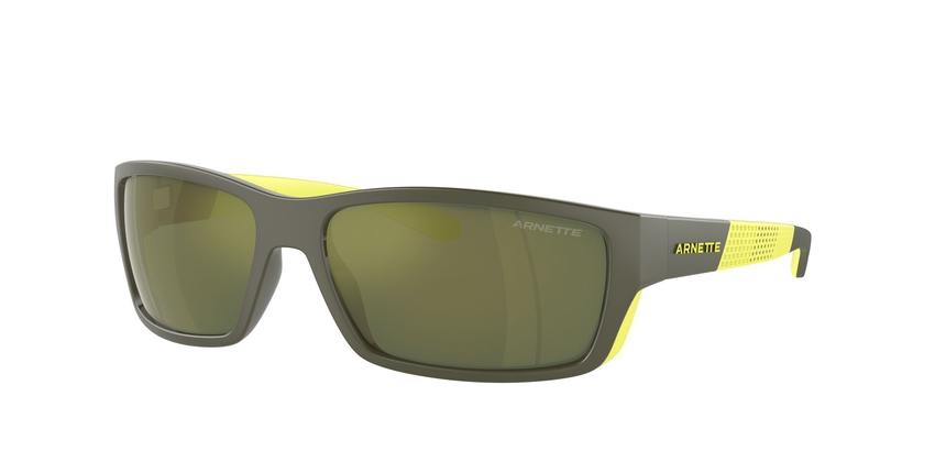 ARNETTE-4336 28546R MILITARY/LIME MATTE/SHINY(DARK GREEN MIRROR PETROL 61*15, Verde, hi-res image number 0