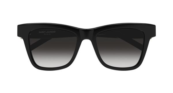 SAINT-LAURENT-SLM106/S 002 BLACK/BLACK (GREY) 52*18, Negro, hi-res 1