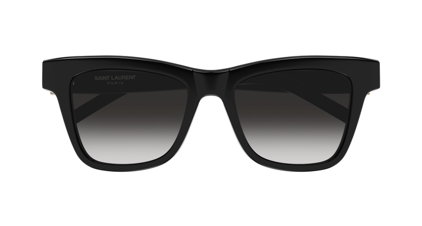 SAINT-LAURENT-SLM106/S 002 BLACK/BLACK (GREY) 52*18, Negro, hi-res image number 1