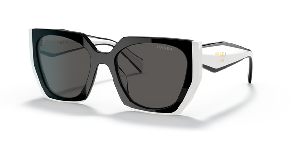 PRADA-15WS/S 09Q5S0 BLACK/TALC DARK GREY 54*19, Negro | Talco, hi-res 0