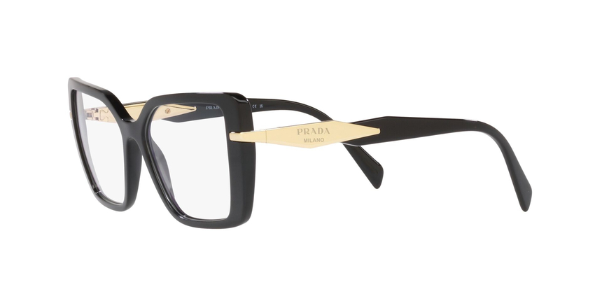 PRADA-03ZV/G 1AB1O1 BLACK 53*16, Negro, hi-res image number 10