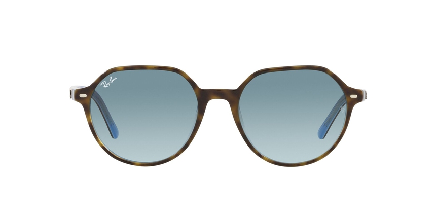 RB-2195 13163M HAVANA ON LIGHT BLUE(BLUE GRADIENT GREY 53*18, Havana, hi-res image number 1