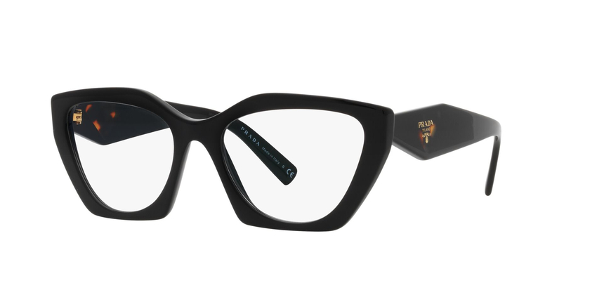 PRADA-09YV/G 1AB1O1 BLACK 54*18, Negro, hi-res image number 0