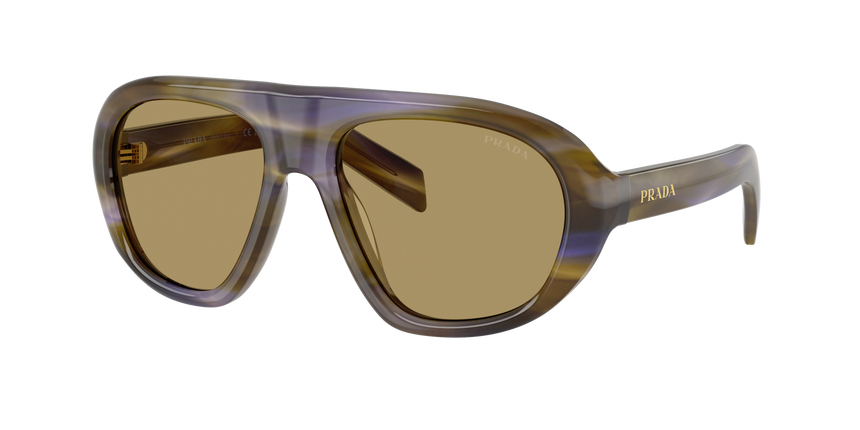 PRADA- C05S/S 23G70G STRIPED LAGUNA(GREEN OLIVE 57*18, , hi-res image number 0