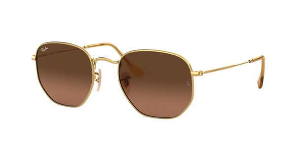 RB-3548N 912443 GOLD (BROWN GRADIENT GREY) 54*21, Dorado, hi-res 0