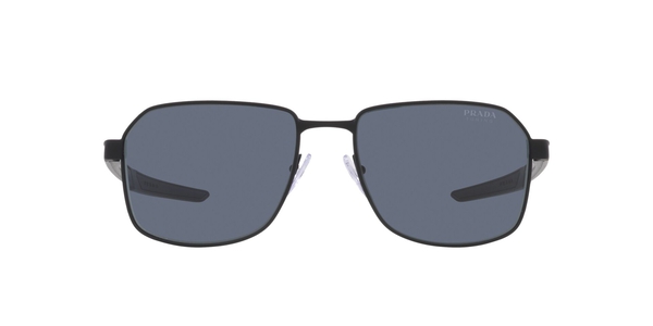 PRADA-SPORT-54WS/S DG009R BLACK RUBBER(BLUE 57*18, Negro, hi-res 1