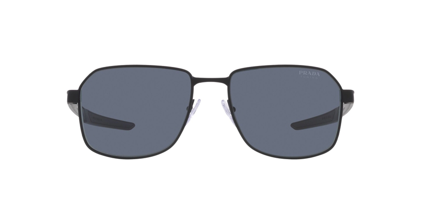PRADA-SPORT-54WS/S DG009R BLACK RUBBER(BLUE 57*18, Negro, hi-res image number 1
