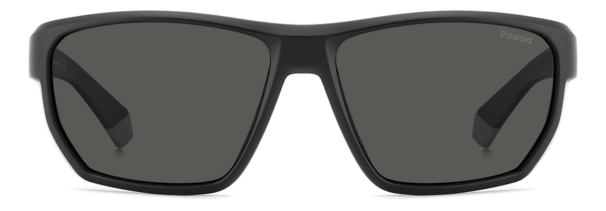 POLAROID-7057/S 003*M9 MATTE BLACK(GREY POLARIZED 60*15, Negro mate, hi-res image number 1