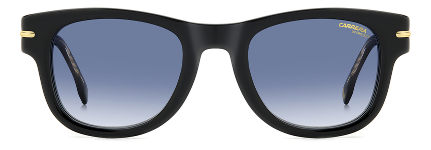 CARRERA-330/S 807*08 BLACK(DK BLUE SHADED 50*22, Negro, hi-res image number 1