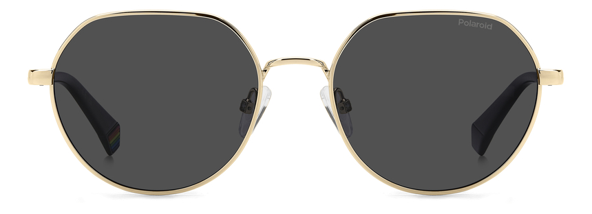 POLAROID-6236/S/X/S RHL*M9 GOLD BLACK_(GREY POLARIZED 54*18, Dorado | Negro, hi-res image number 1