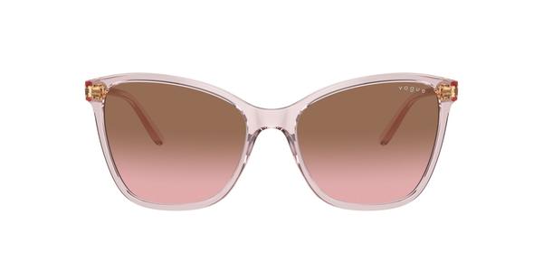 VOGUE-5520/S 294214 TRANSPARENT PINK(PINK GRADIENT BROWN 56*17, Rosa transparente, hi-res 1