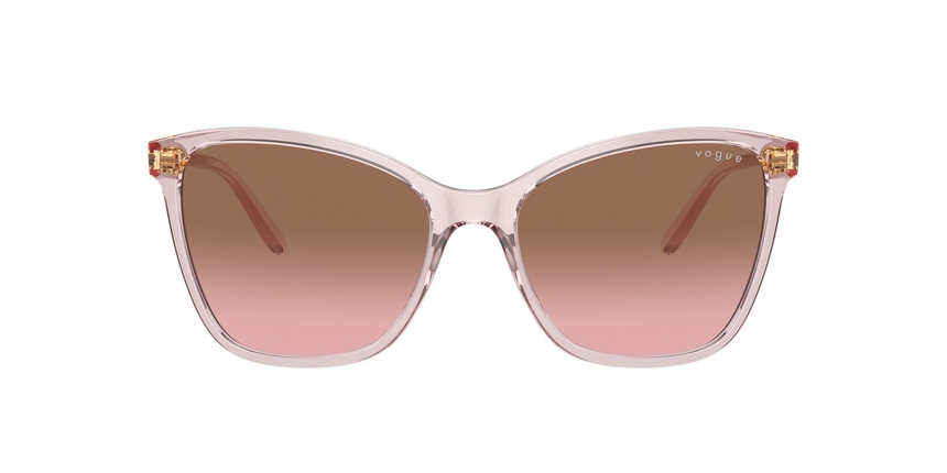 VOGUE-5520/S 294214 TRANSPARENT PINK(PINK GRADIENT BROWN 56*17, Rosa transparente, hi-res image number 1