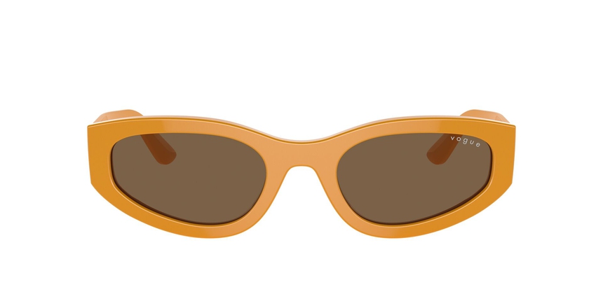 VOGUE-5585/S 315973 FULL OCHER/DARK BROWN 54*22, Ocre, hi-res image number 1