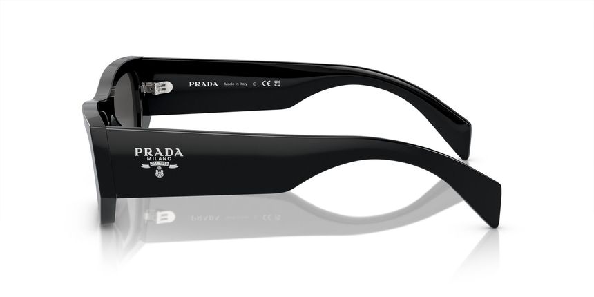 PRADA-A01S/S 16K08Z BLACK(DARK GREY 53*20, Negro, hi-res image number 2
