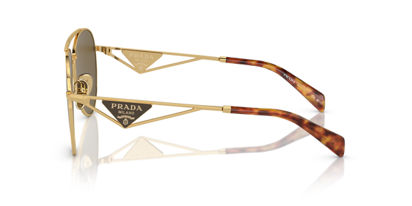 PRADA-73ZS/S 5AK01T GOLD DARK BROWN 58*14, , hi-res 2