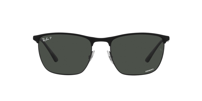 RB-3686 186/K8 MATTE BLACK ON BLACK(POLAR DARK GREY 57*19, Negro, hi-res image number 1