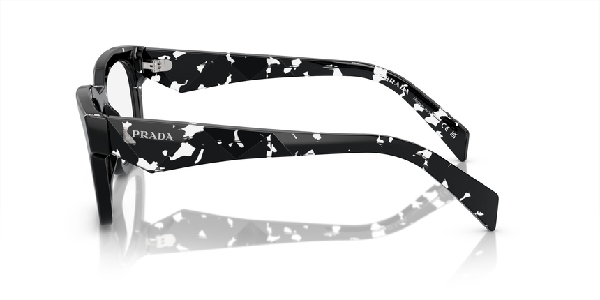 PRADA-A10V/G 15O1O1 HAVANA BLACK/TRANSPARENT 51*20, Transparente negro havana, hi-res image number 2