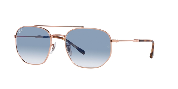 RB-3707 92023F ROSE GOLD(CLEAR GRADIENT BLUE 54*20, Oro rosa, hi-res 0