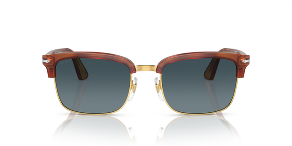 PERSOL-3327S/S 96/S3 TERRA DI SEINA(POLAR LIGHT BLUE GRADIENTE 54*20, Marrón, hi-res 1