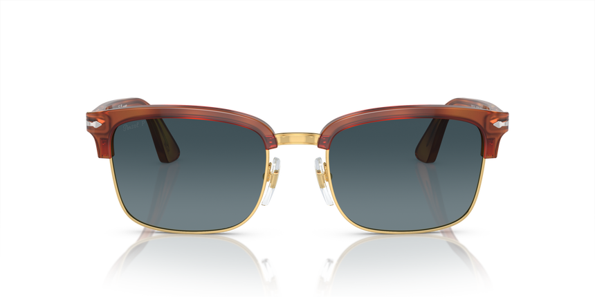 PERSOL-3327S/S 96/S3 TERRA DI SEINA(POLAR LIGHT BLUE GRADIENTE 54*20, Marrón, hi-res image number 1