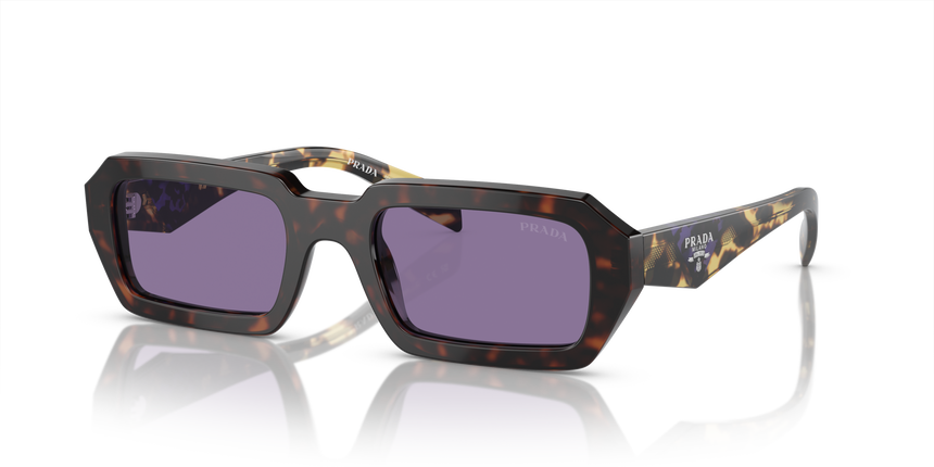 PRADA-A12S/S 17N50B HAVANA (VIOLET MIRROR SILVER 52*21, Havana, hi-res image number 0
