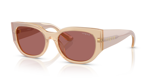 VOGUE-5641SU/S 323469 TRANSPARENT PEARL CREAM 53*18, Perla transparente, hi-res 0