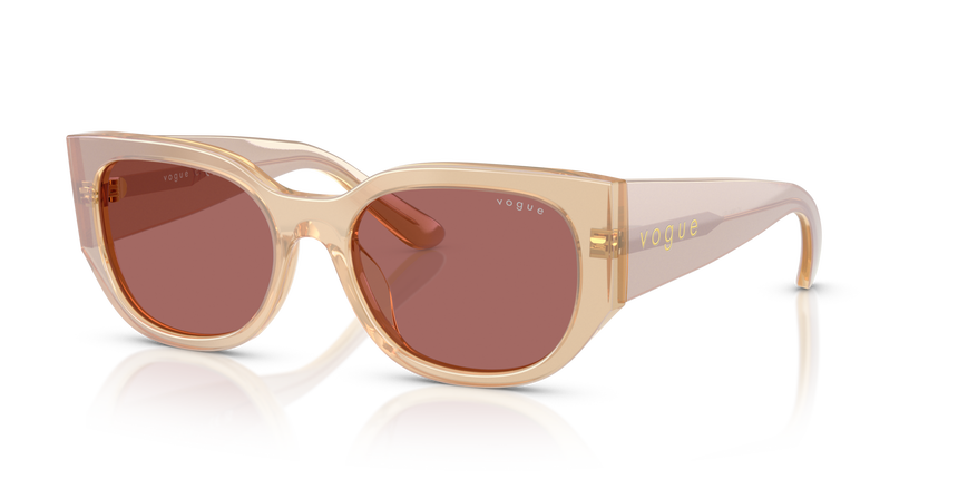 VOGUE-5641SU/S 323469 TRANSPARENT PEARL CREAM 53*18, Perla transparente, hi-res image number 0